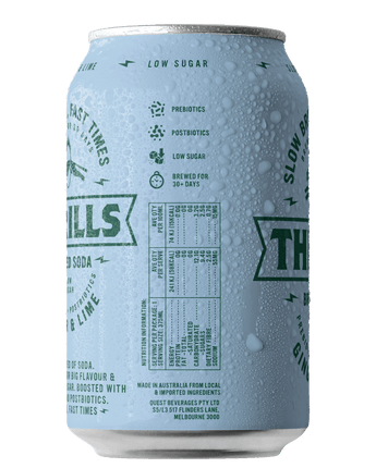Thrills Brewed Soda GINGER & LIME 375ml x 12
